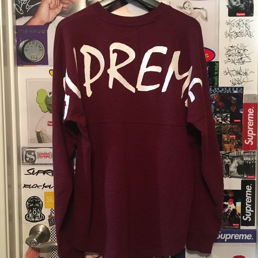 Supreme Arena Top FW 2014 Medium Burgundy Fw14 NEW